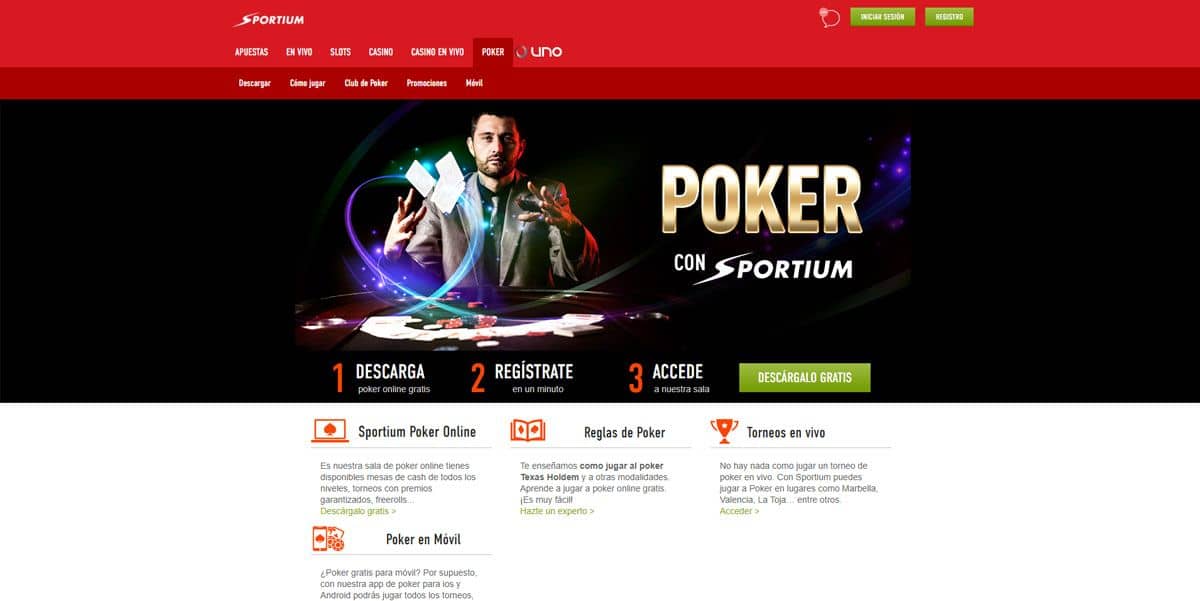 Sportium poker