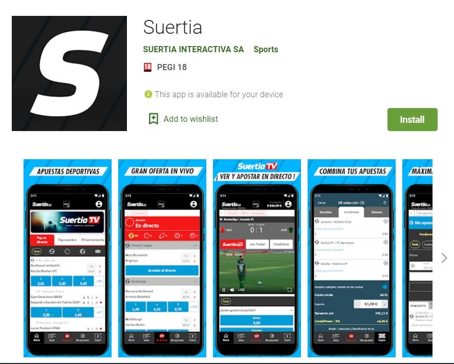 Suertia App Android
