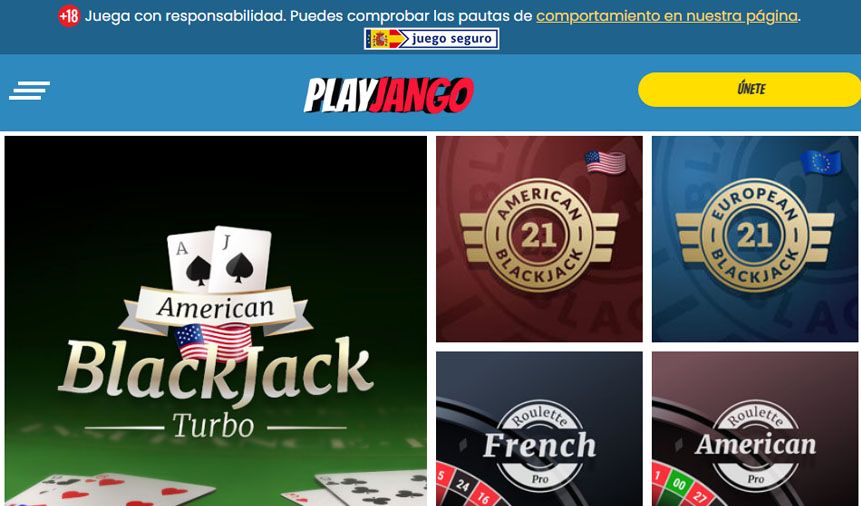 Casino en vivo PlayJango