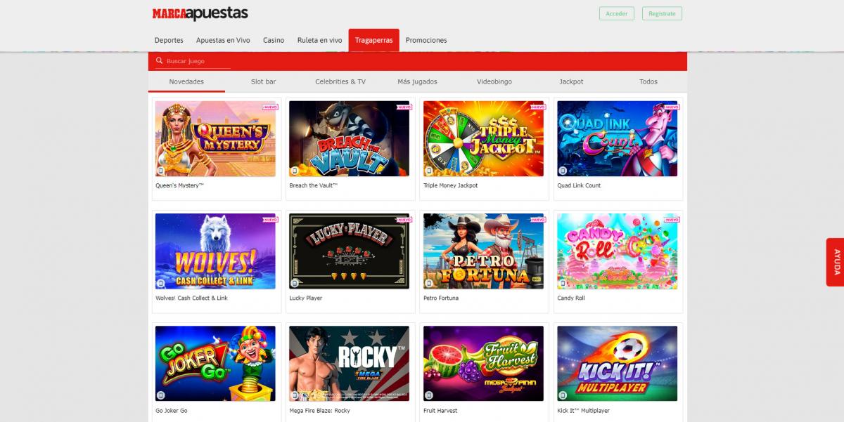 Marca apuestas casino online