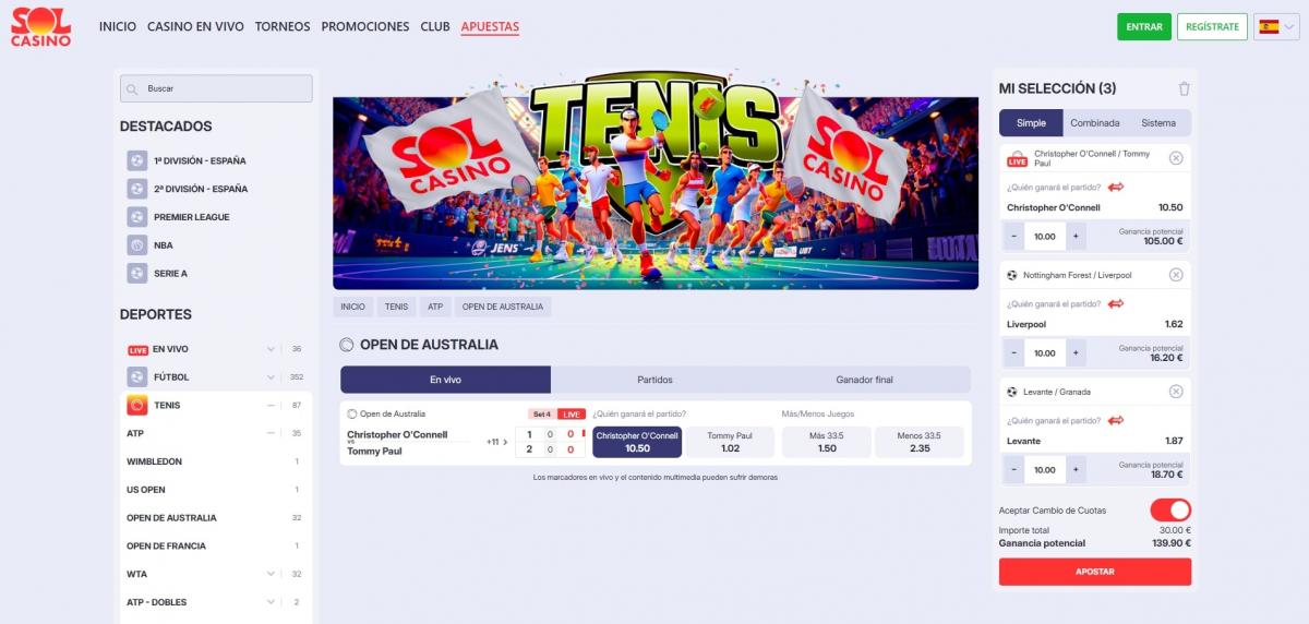 Solcasino nuevo casino online