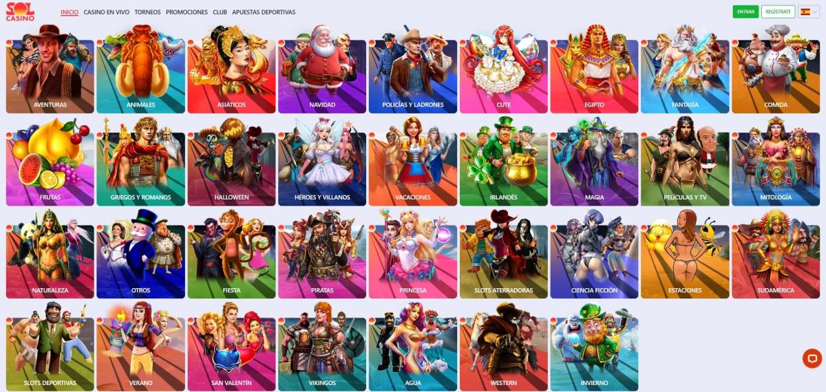 Solcasino slots