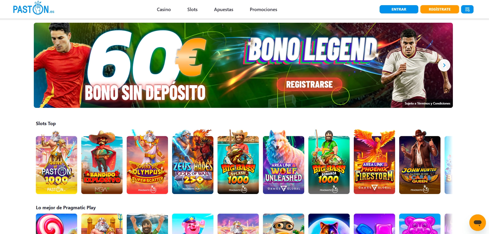 hasta 1500 en bonos con tus tres primeros depósitos en paston casino