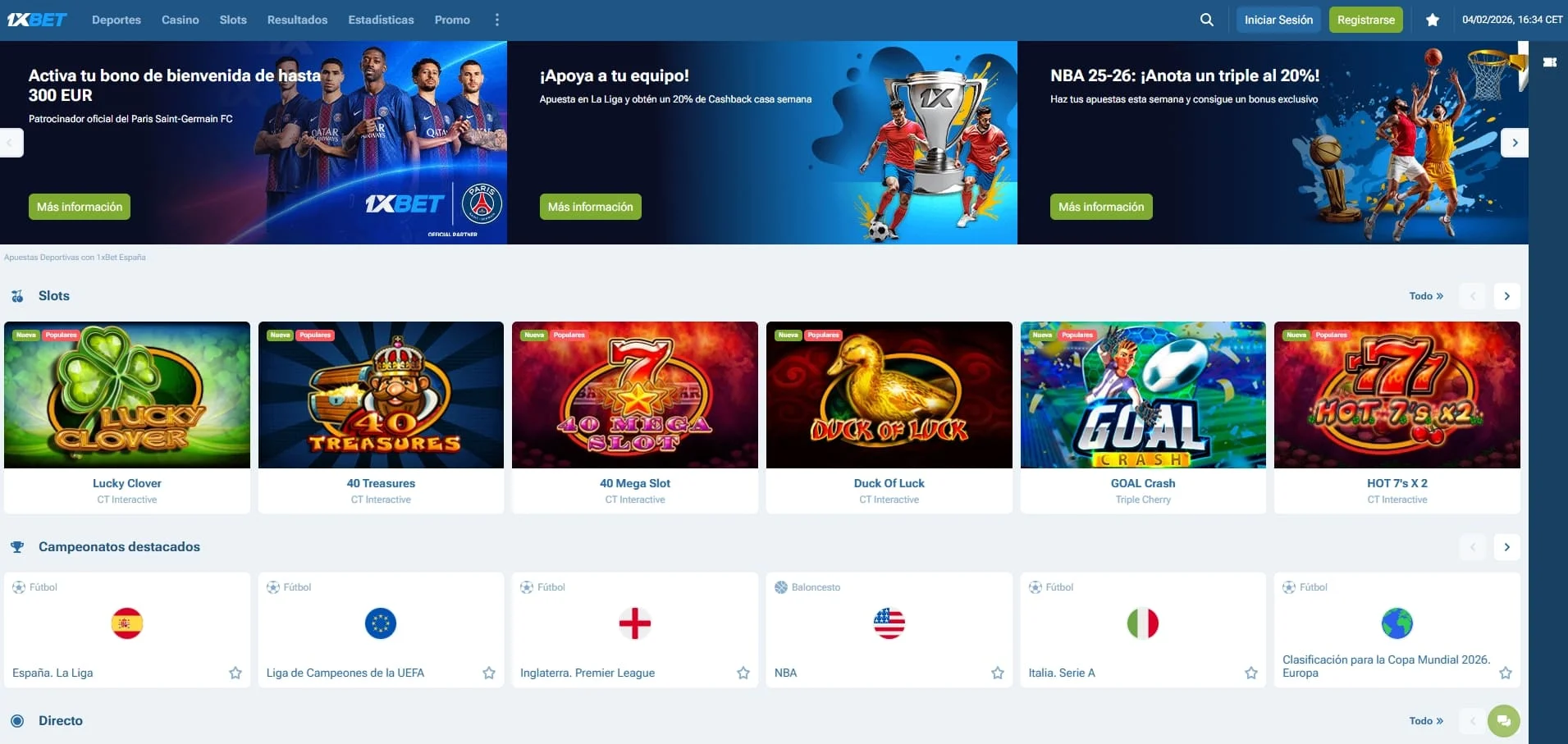 1xbet españa lanza su casino online en 2026