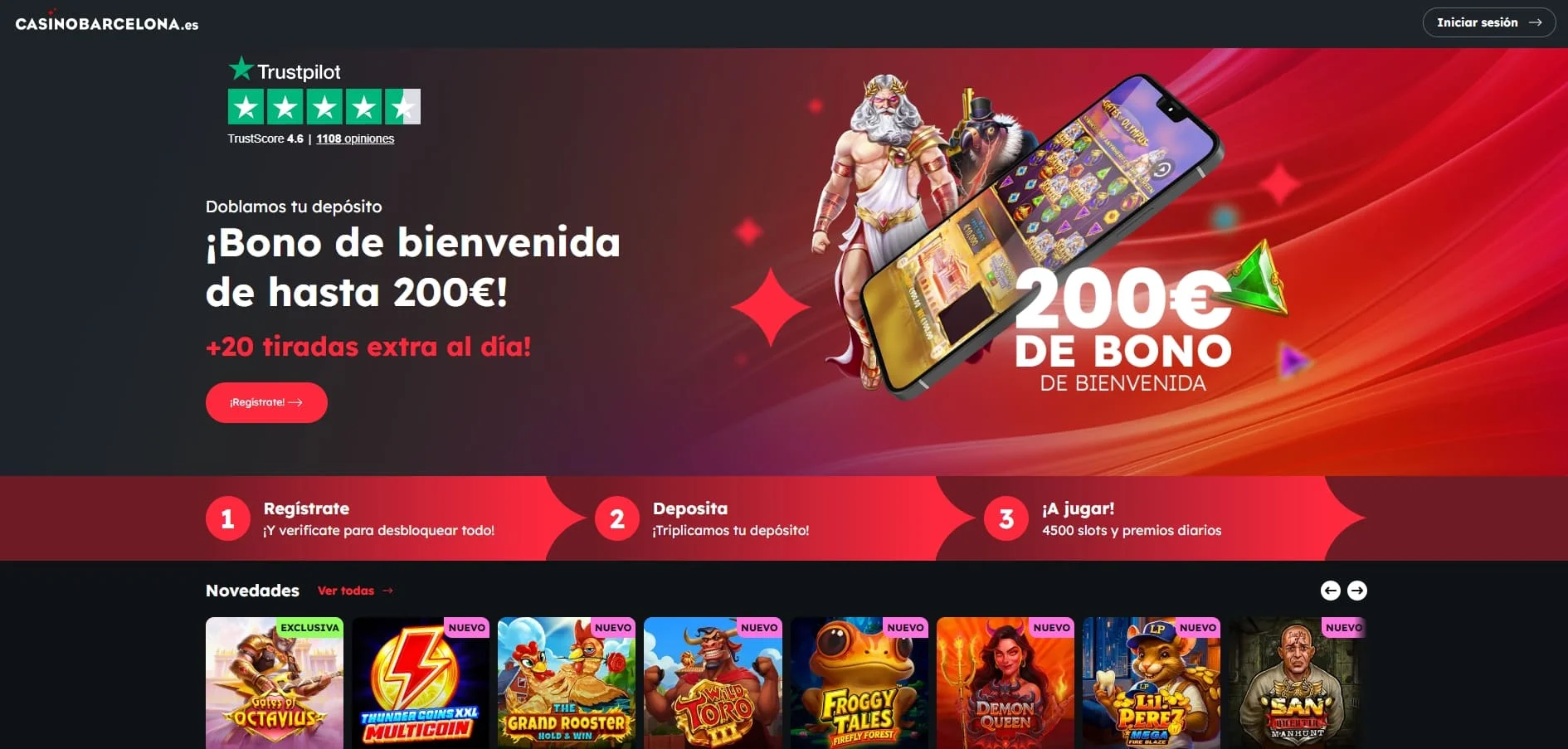 código promocional casino barcelona 200€ gratis