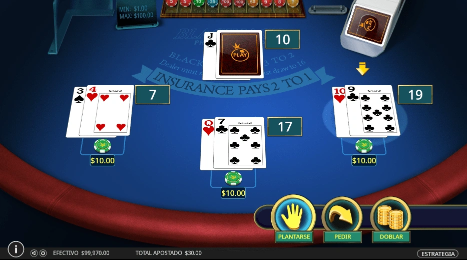 Blackjack Americano Demo