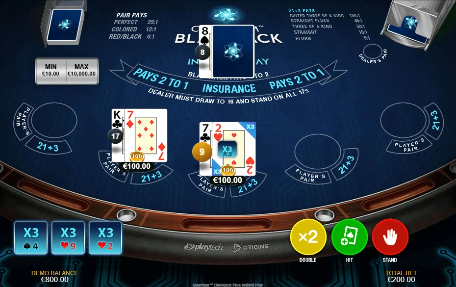 Demo Blackjack Quantum