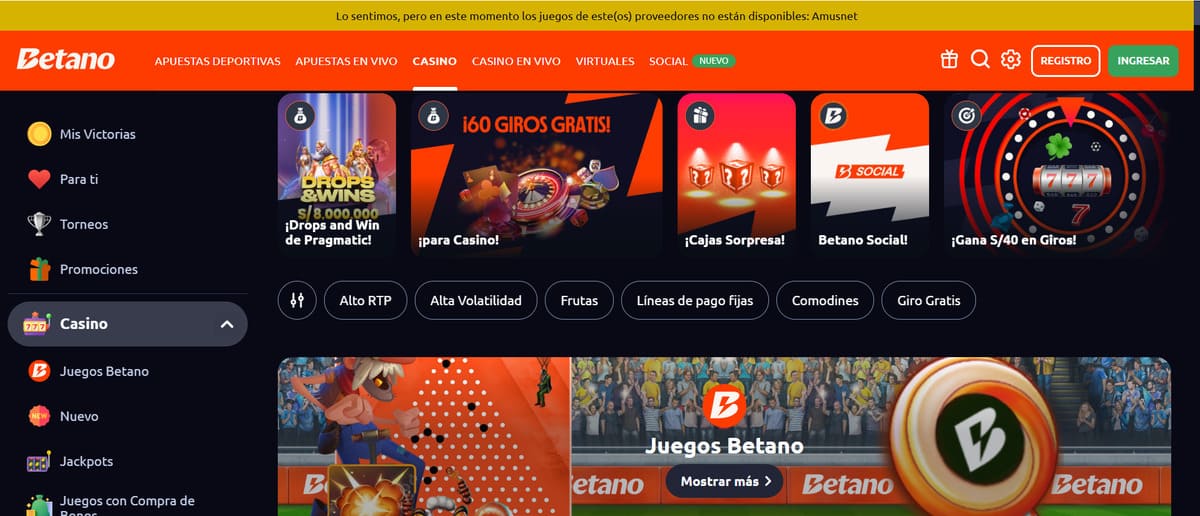 Betano casino