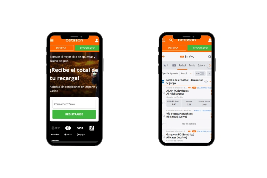 Betsson Colombia App. 