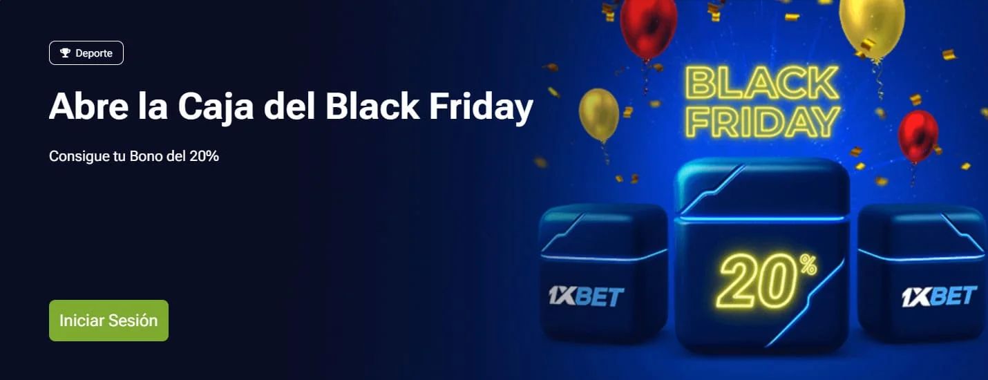Bono Black Friday 1xBet