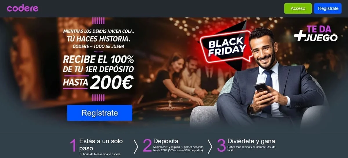 Bono Black Friday Codere