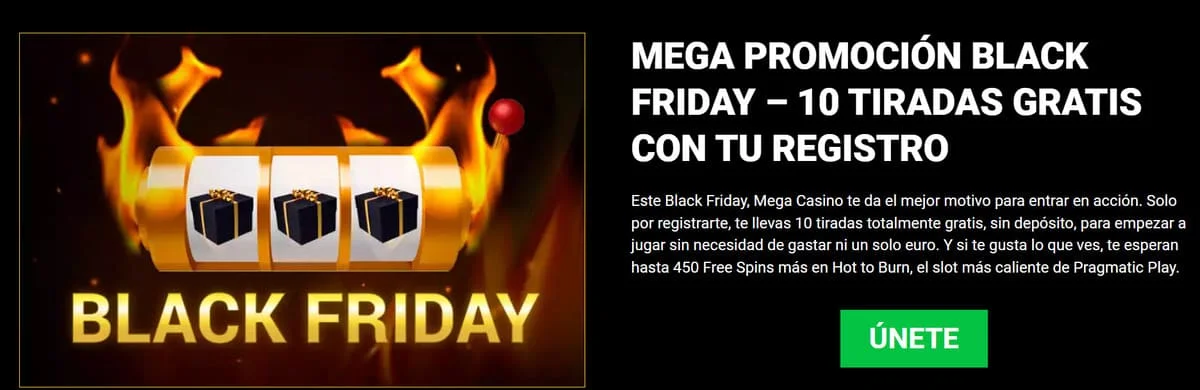 Bono Black Friday MegaCasino