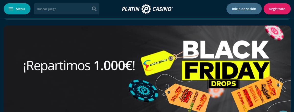 Bono Black Friday Platin Casino