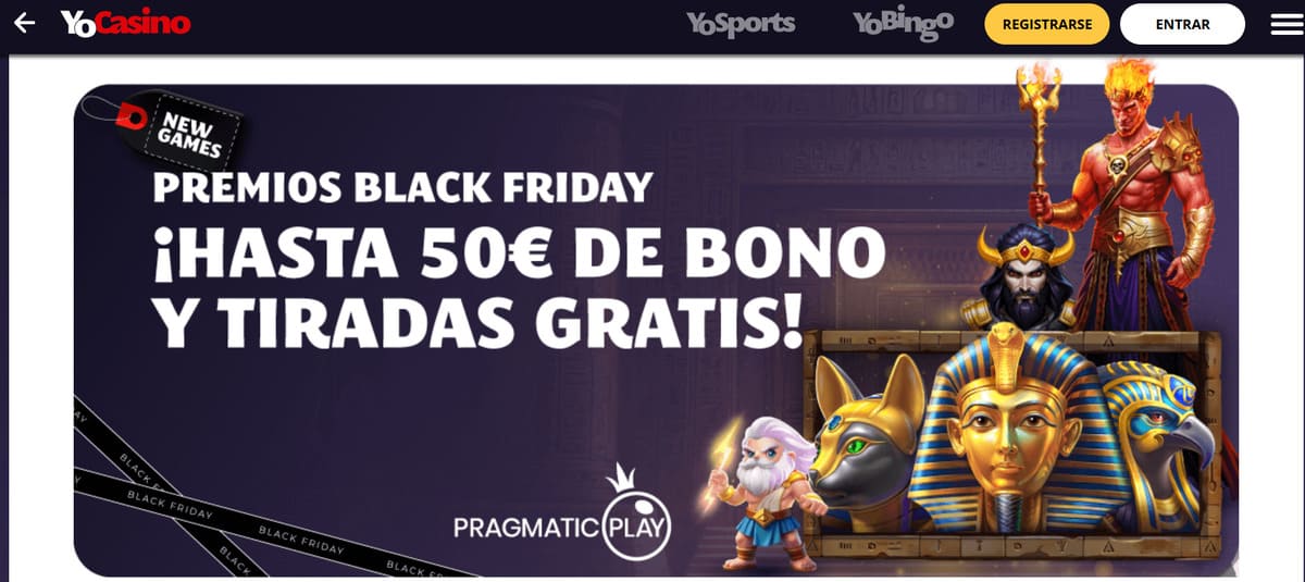 Bono Black Friday YoCasino