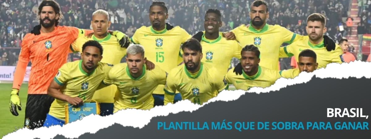 Plantilla Brasil Mundial 2026