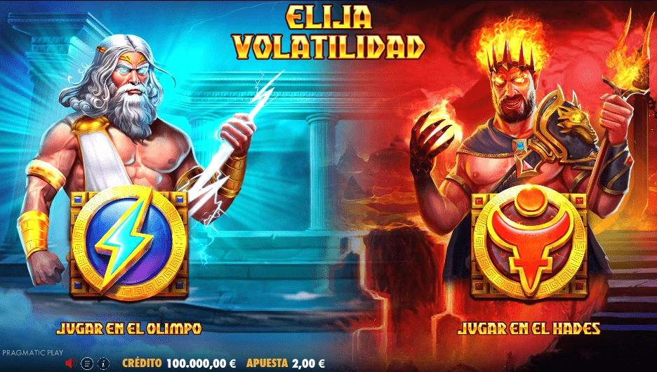 Jugar gratis a Zeus vs Hades: Gods of War
