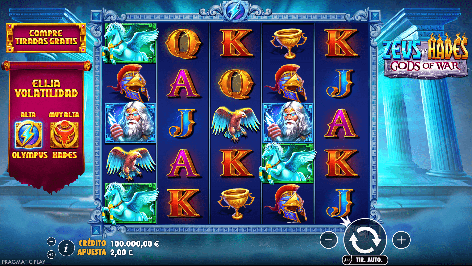 Jugar a la demo de Zeus vs Hades: Gods of War