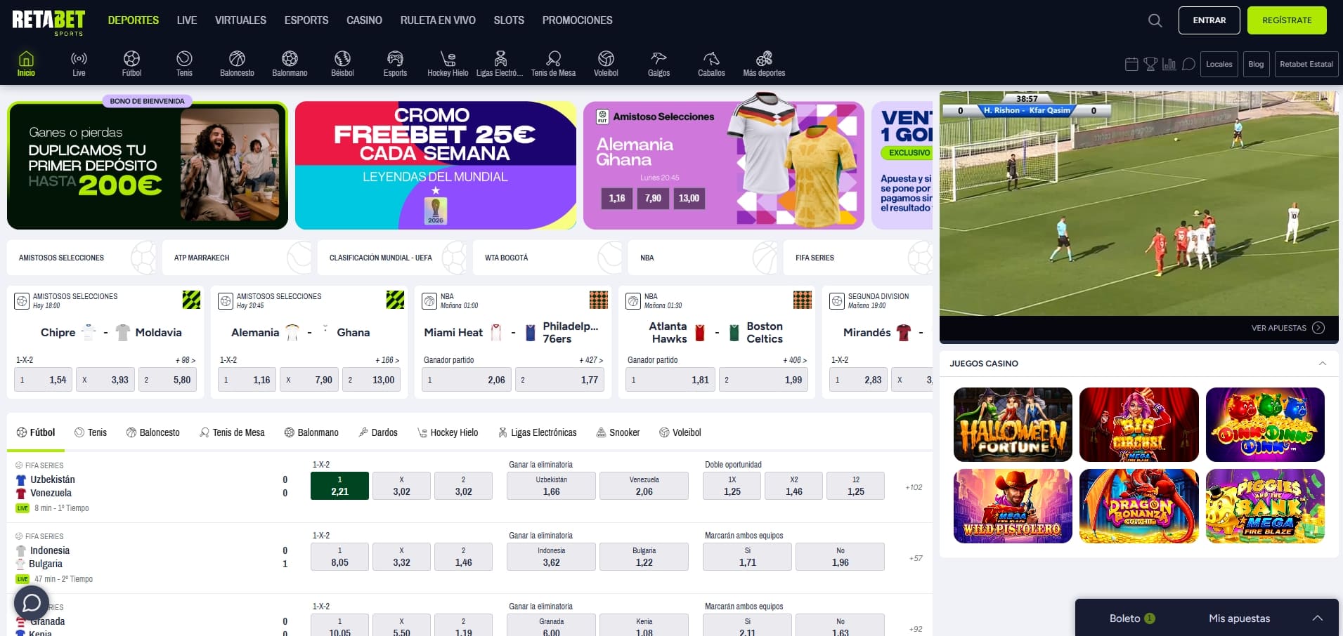 bono apuestas bienvenida nuevos usuarios retabet