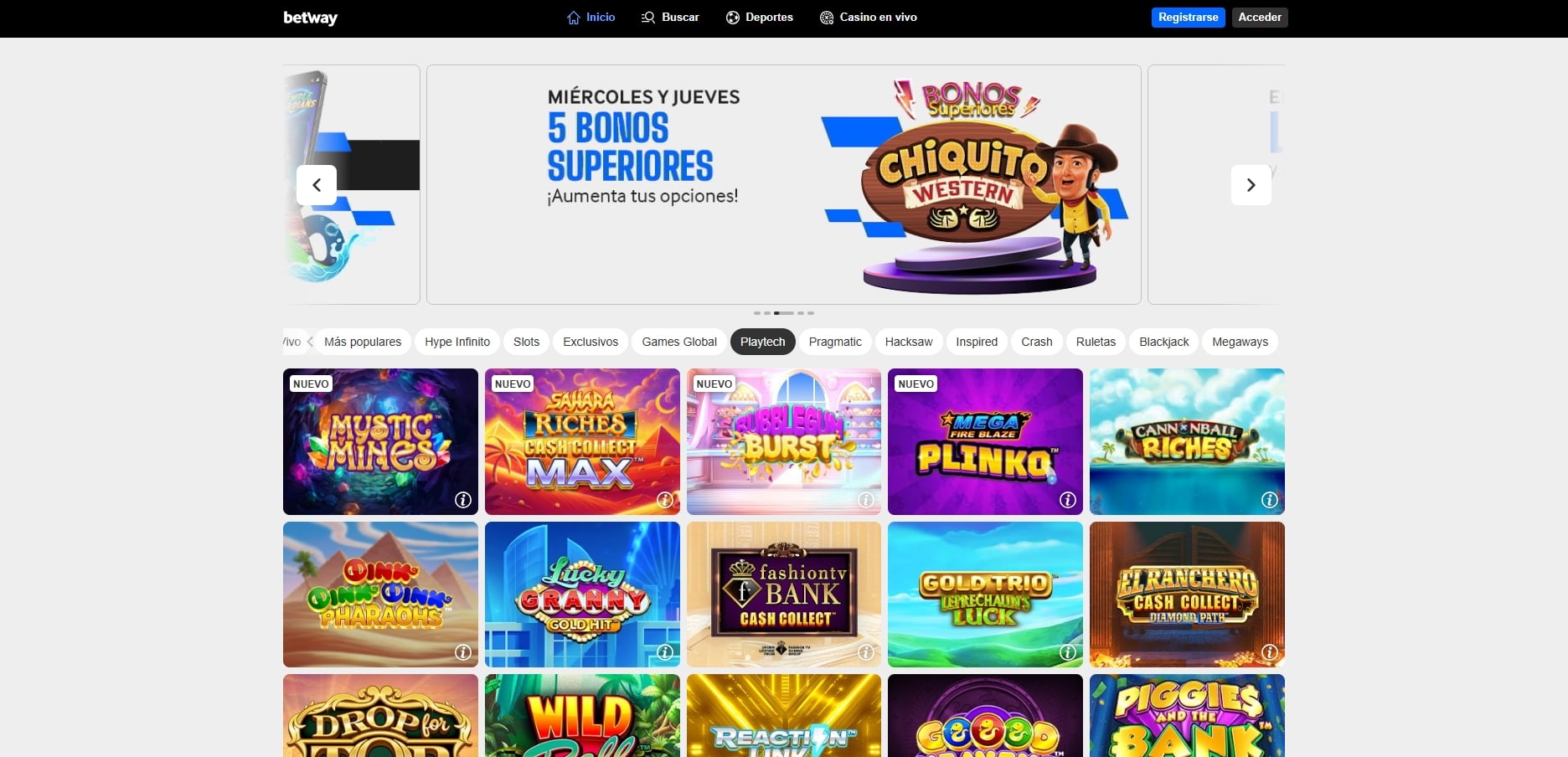 Betway casino