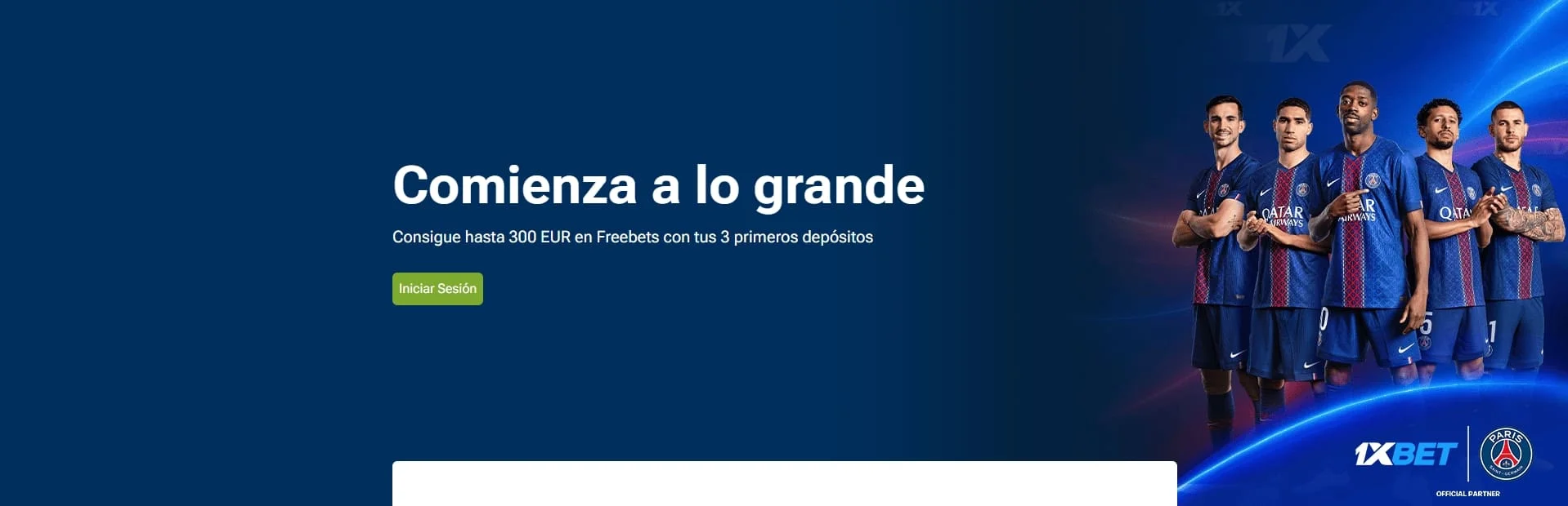 código promocional 1xbet españa 300€ freebets