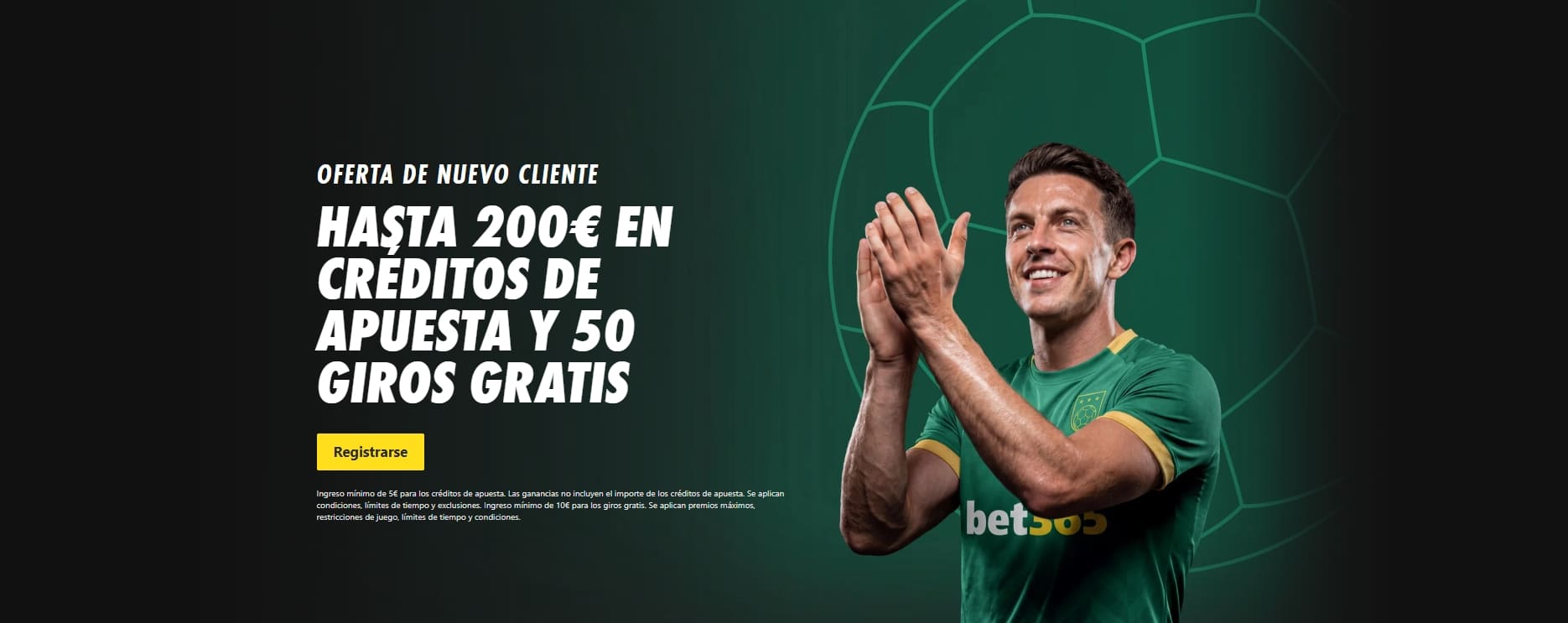 200€ en freebets y 50 giros gratis para nuevos usuarios de bet365