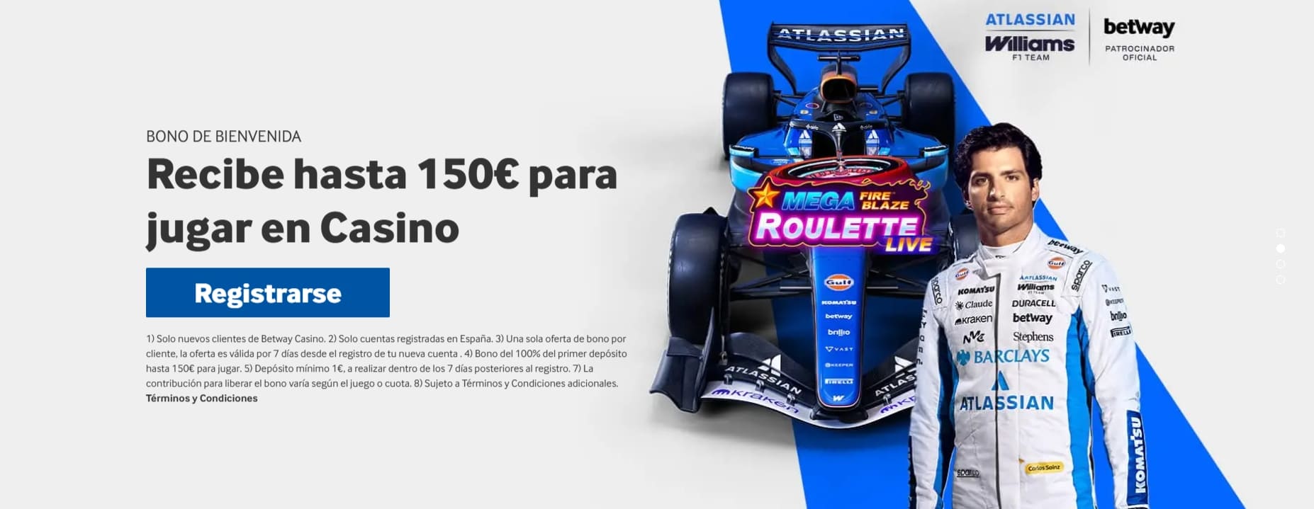 bono de casino de betway