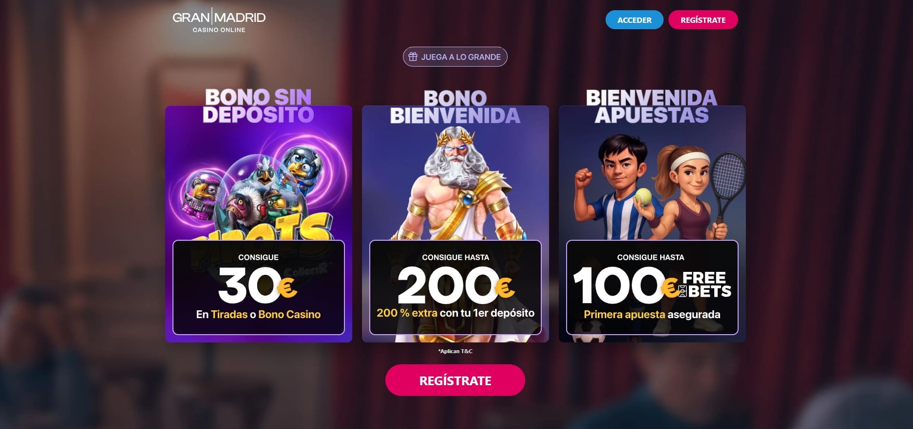 cómo conseguir el bono de casino de casino gran madrid
