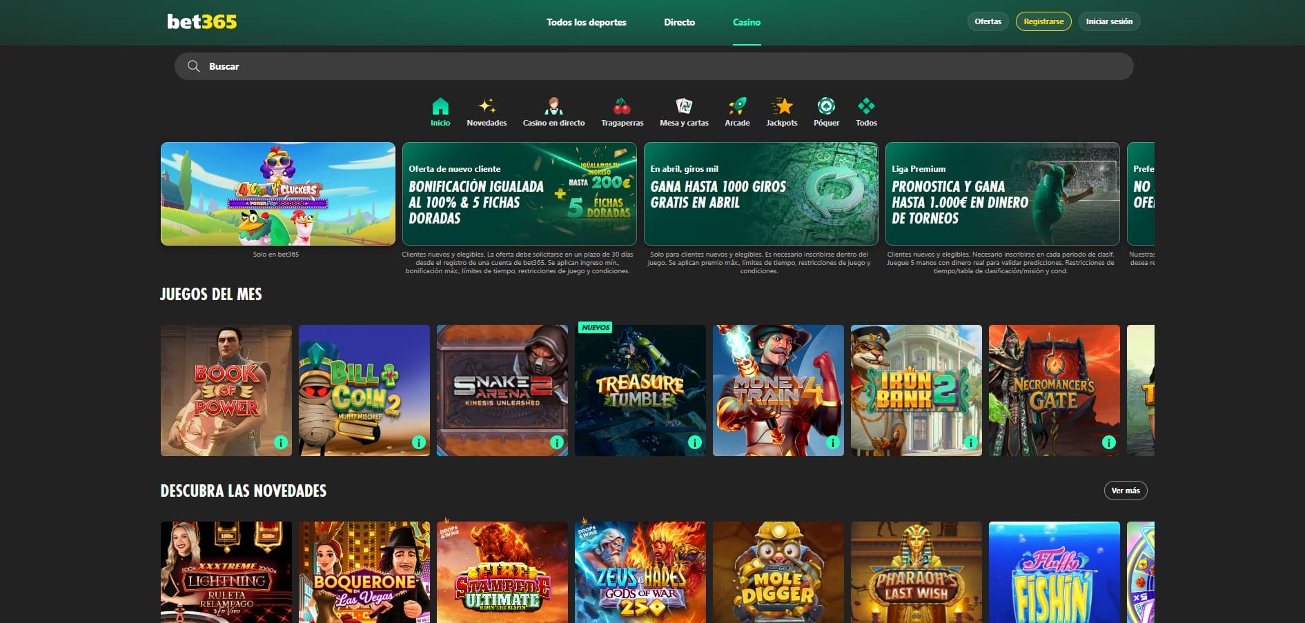 casino con bono de bienvenida bet365