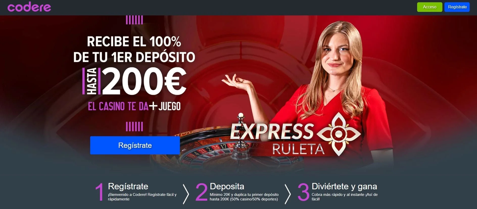 codere líder mundial en apuestas y casino