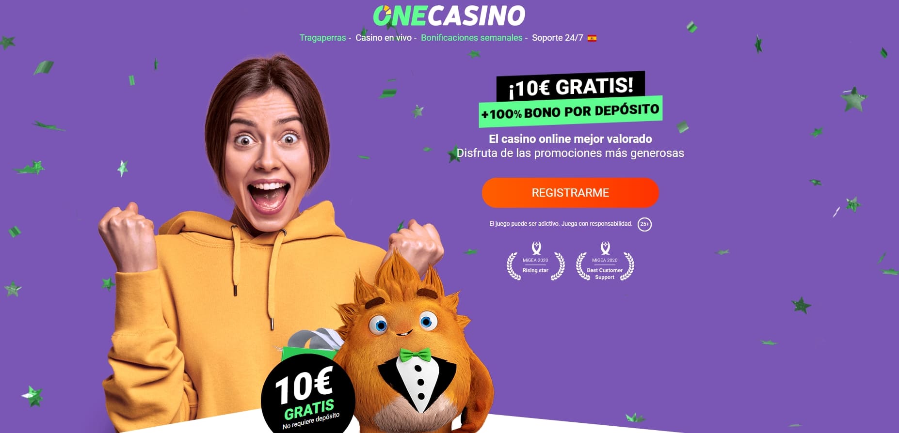 bono de casino sin depósito onecasino