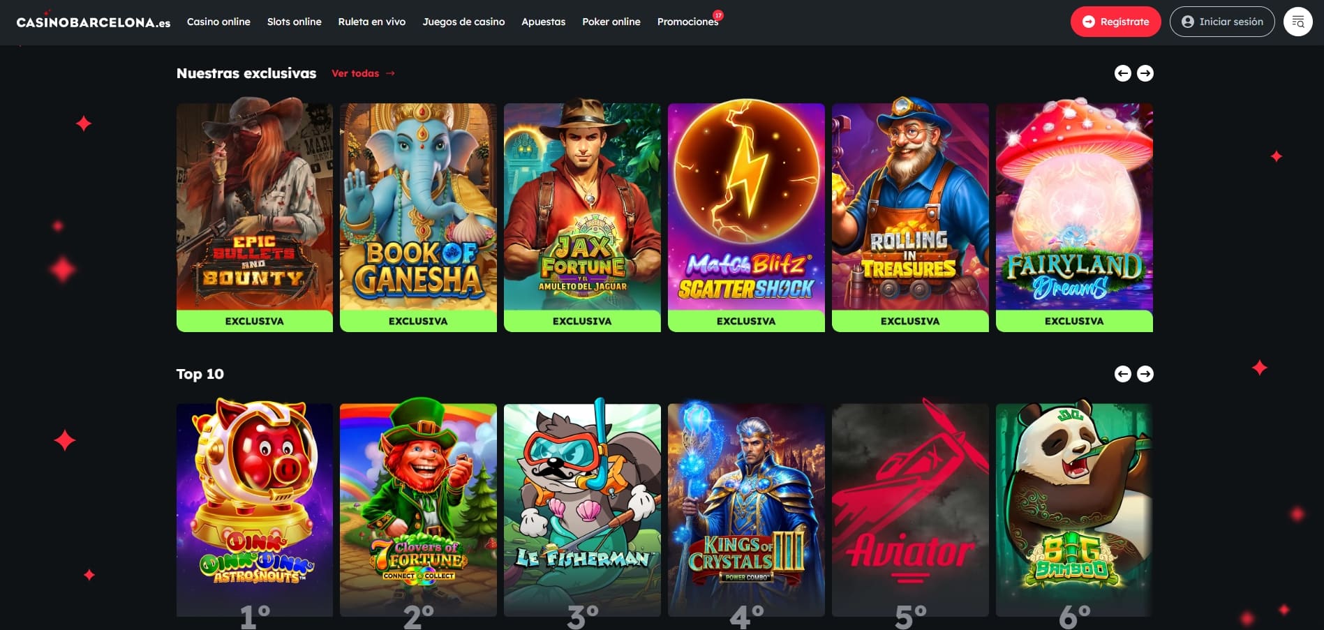 slots con bono sin depósito en casino barcelona