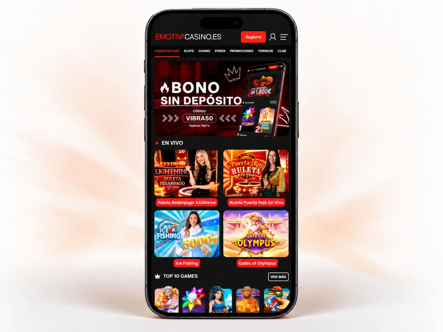 catálogo de ruletas en vivo de Emotiva Casino