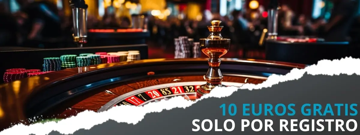 Bono 10 euros gratis sin depósito casino España
