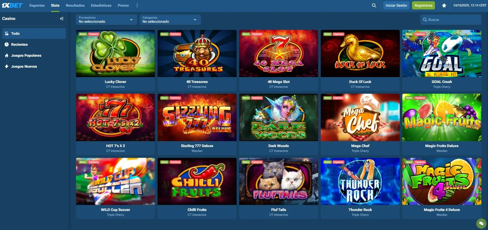 Slots en 1xBet España