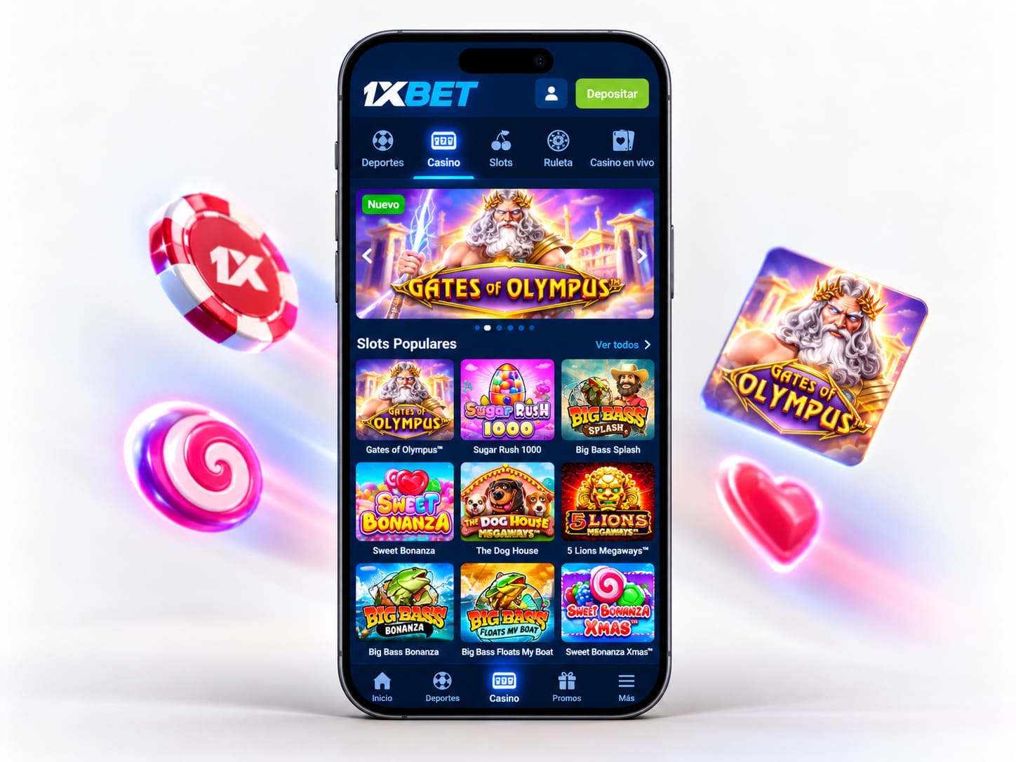 slots de pragmatic play en 1xbet casino españa