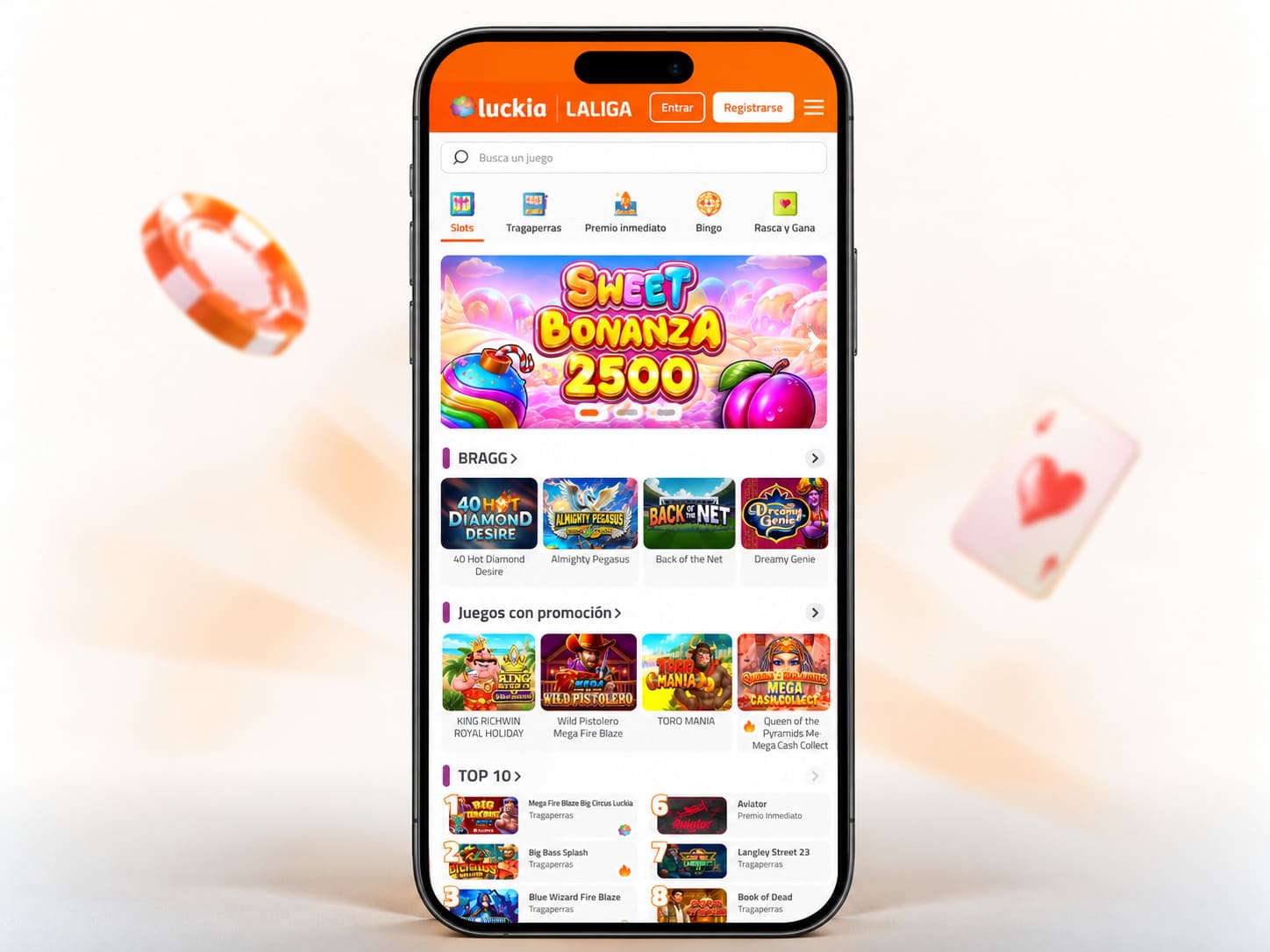 Tragaperras y slots online en Luckia España