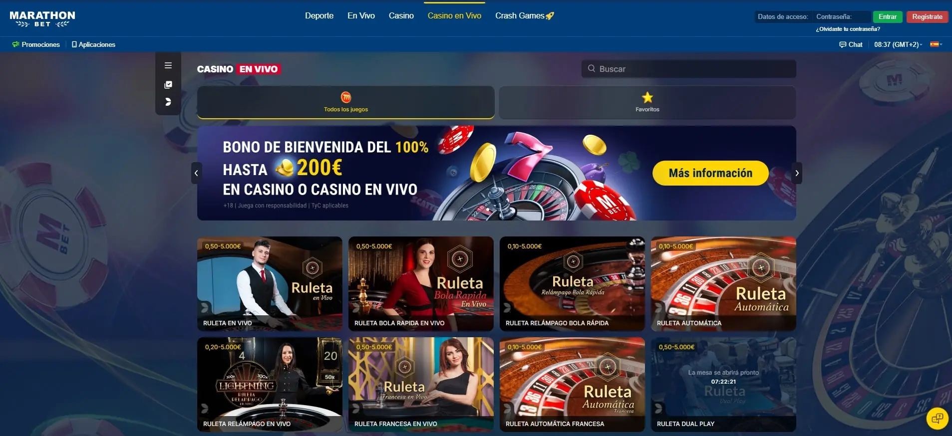 Casino marathonbet