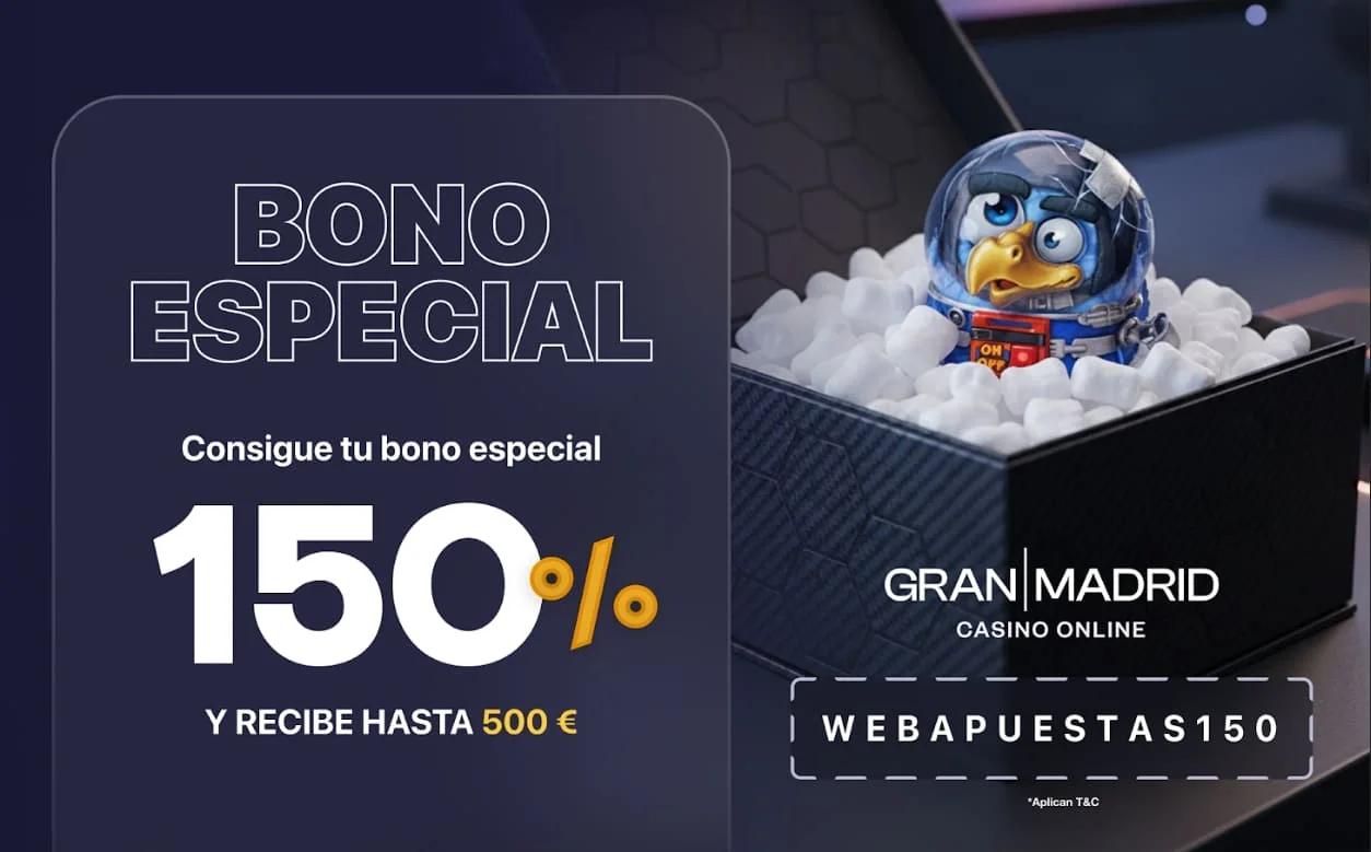bono bienvenida exclusivo 500€ casino gran madrid