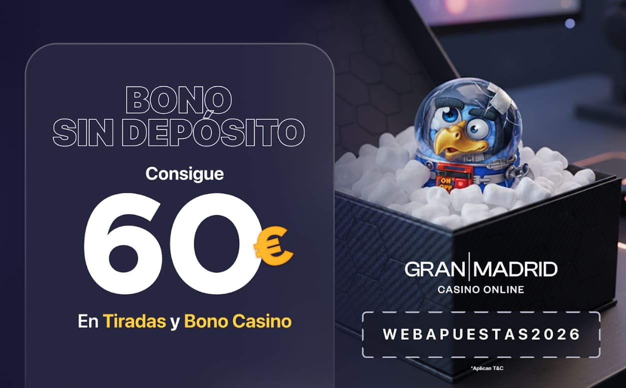 bono sin depósito 60€ casino gran madrid