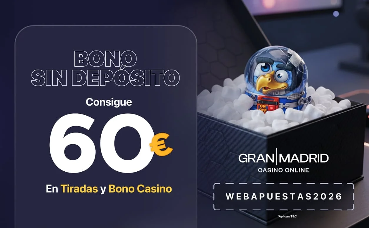 bono sin depósito 60€ casino gran madrid