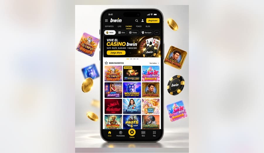 Bwin casino con sección de juegos favoritos
