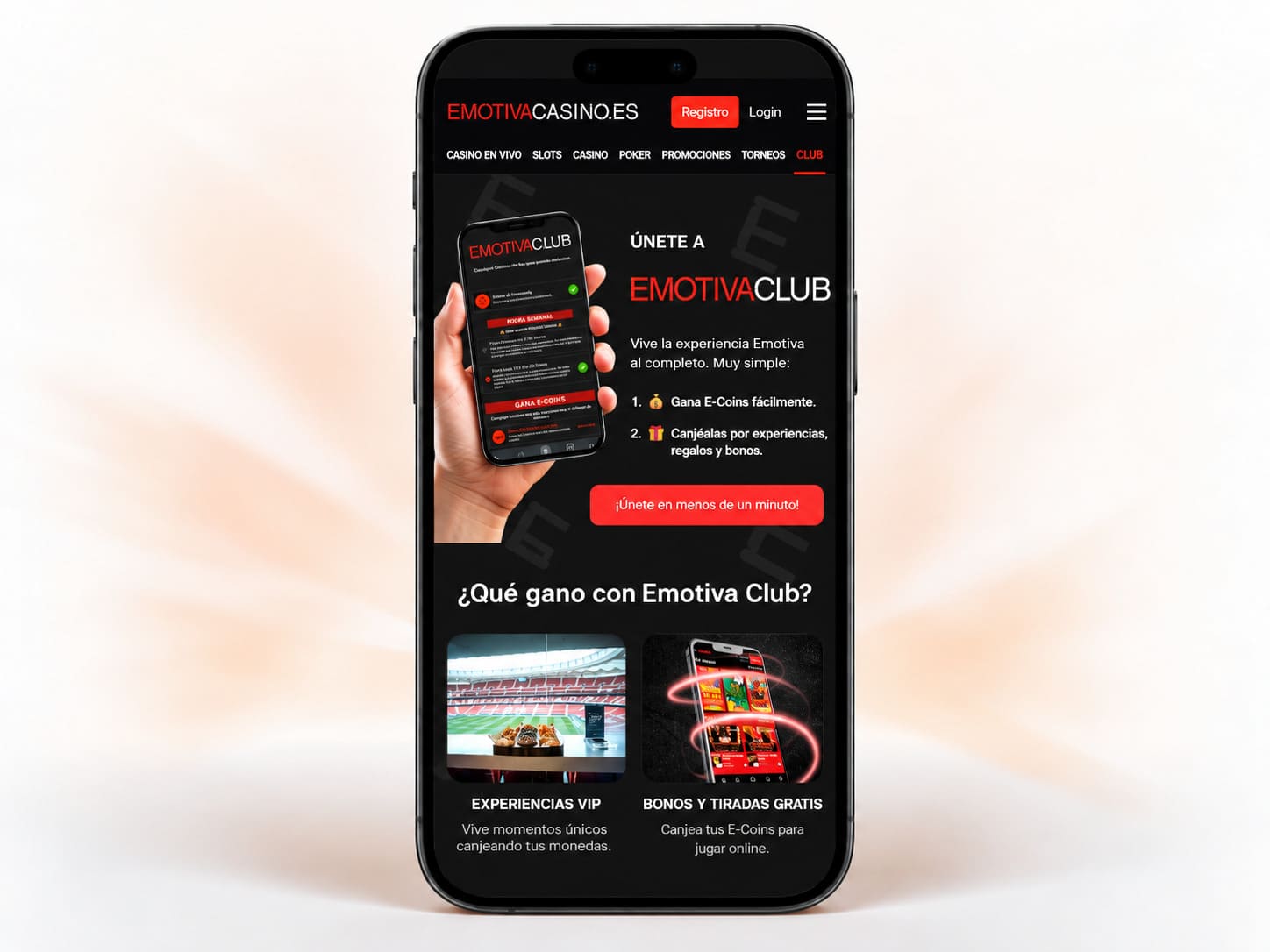 Club VIP de casino de Emotiva Casino