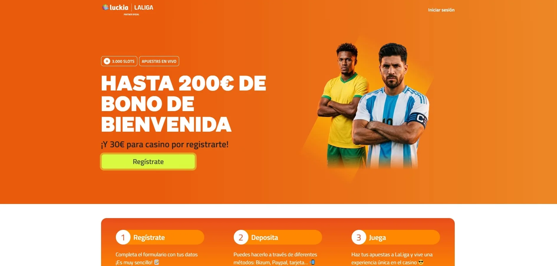 asegura tu primera apuesta hasta 200€ en luckia código promocional