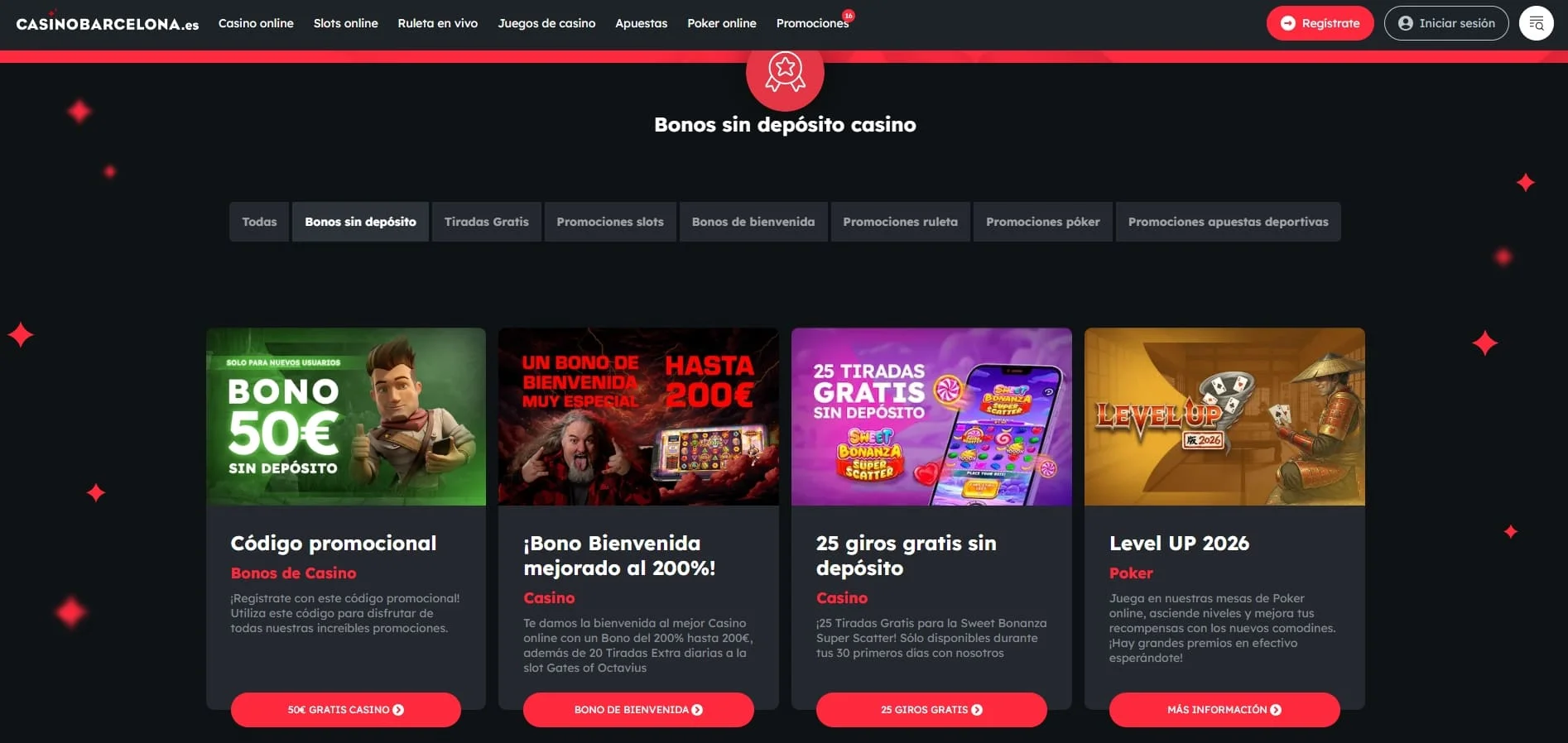 bono sin depósito y giros gratis en casino barcelona