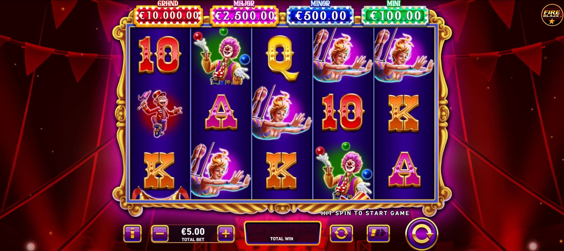 Juega gratis a Mega Fire Blaze: Big Circus