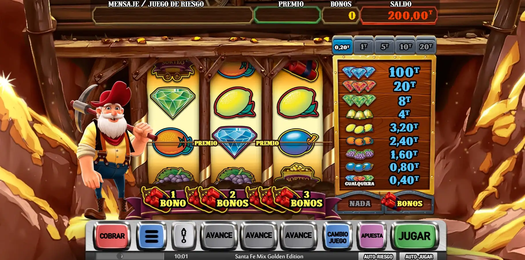 Santa Fe Mix Golden Edition demo gratis online