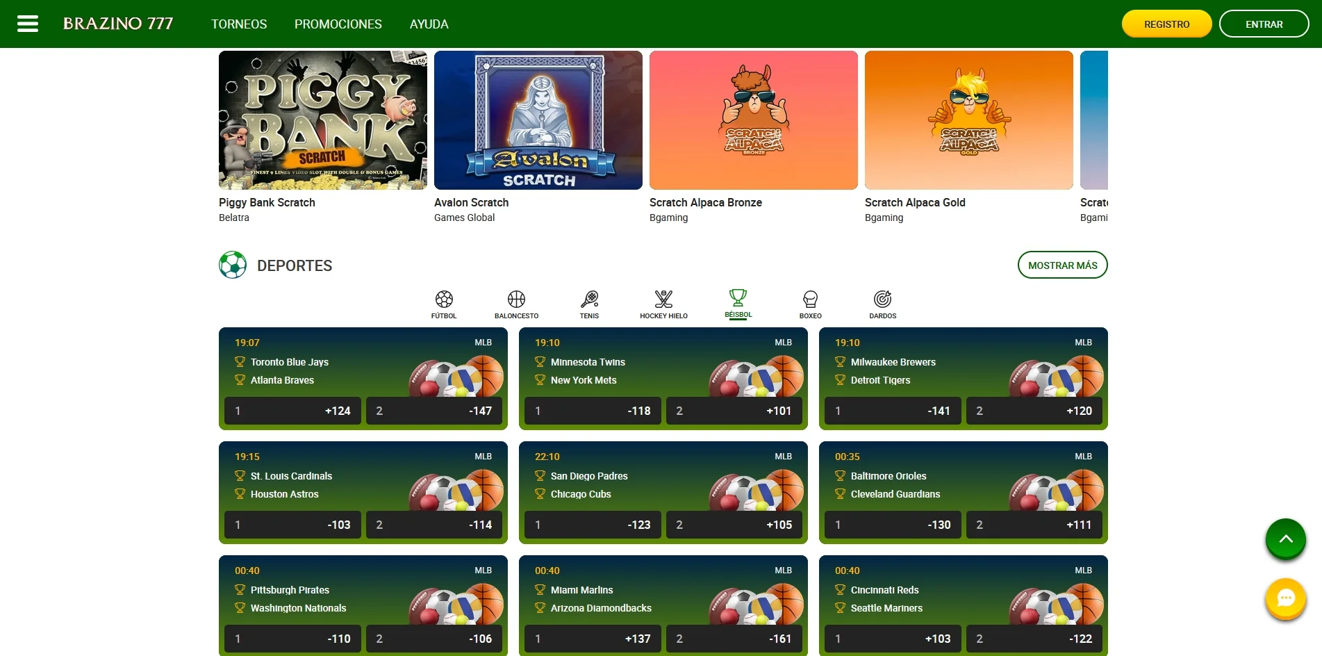 Deportes en Brazino777 MX