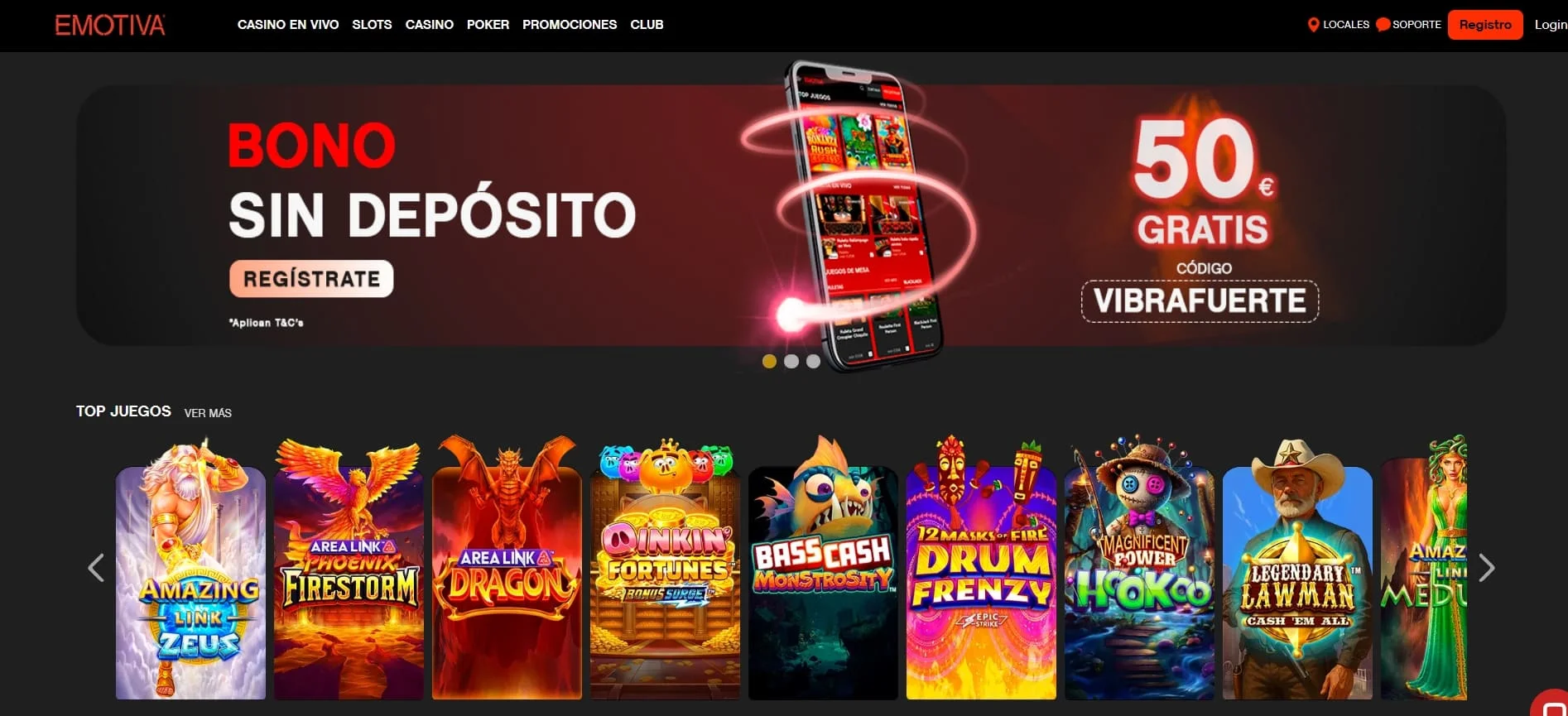 cómo registrarse en emotiva casino