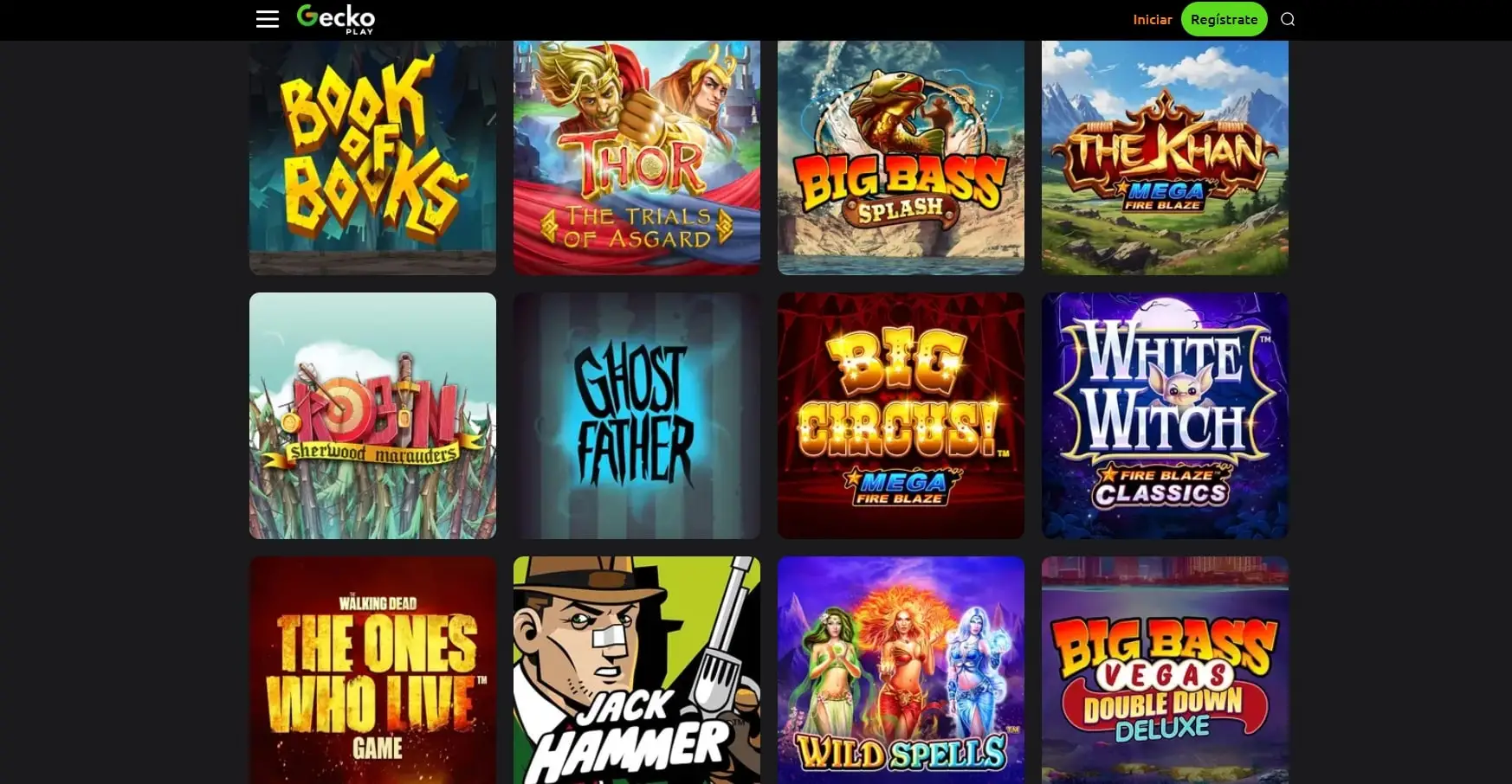 Juegos de slots en GeckoPlay Casino