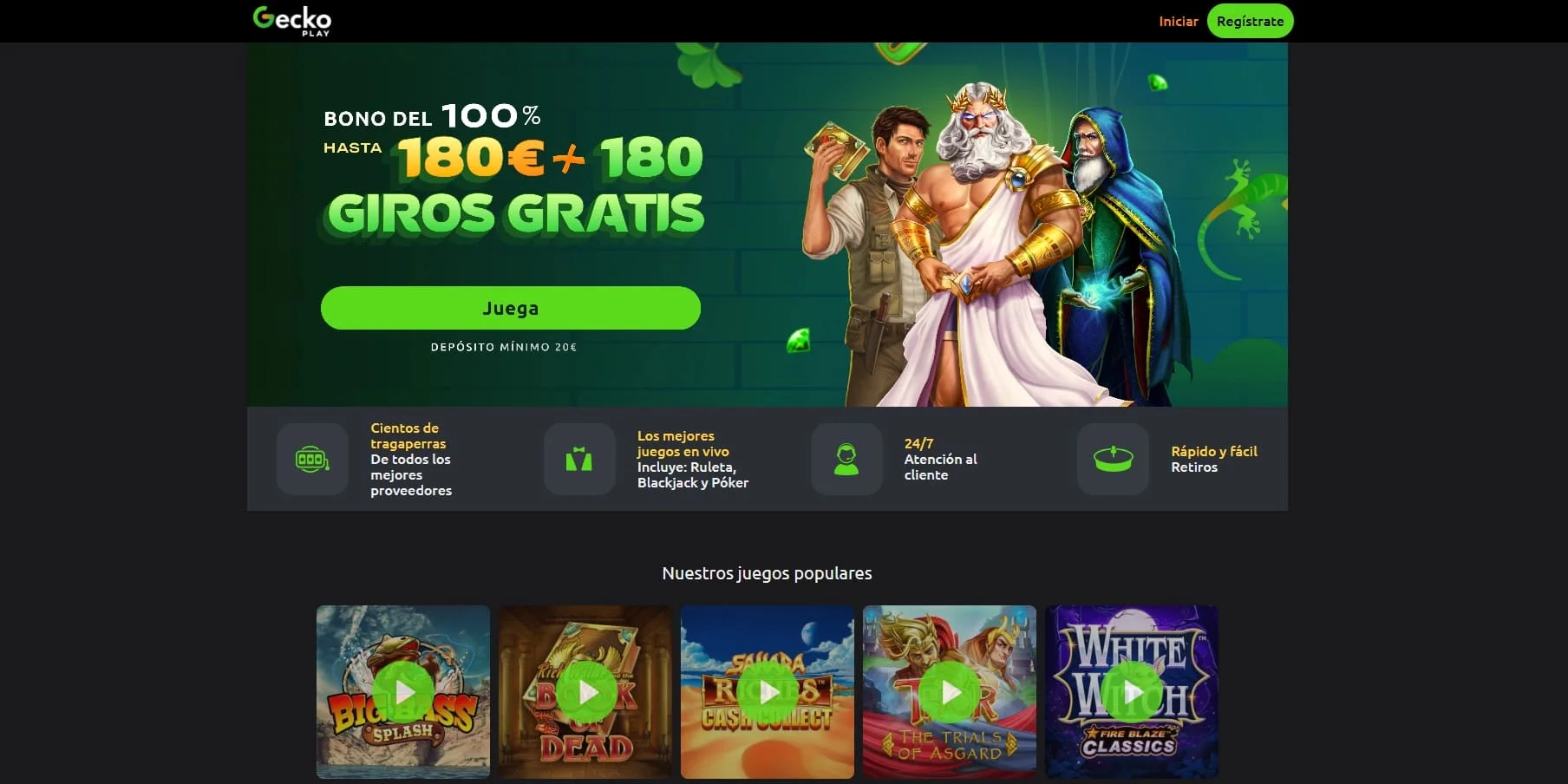 GeckoPlay casino es el último casino nuevo en aterrizar en España